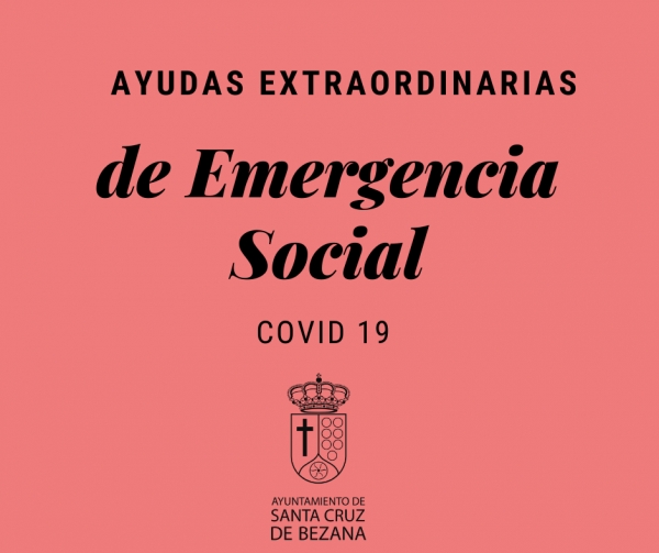 El Ayuntamiento de Santa Cruz de Bezana tramita, a través de los Servicios Sociales, un plan de Ayudas Extraordinarias de Emergencia Social Covid19