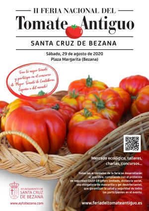 La II Feria Nacional del Tomate Antiguo se celebrara, en Bezana, el sabado 29 de agosto