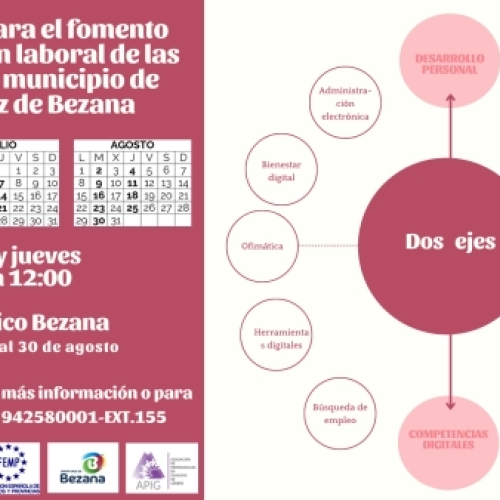 Un nuevo programa para fomentar la inserción laboral de las mujeres, en Santa Cruz de Bezana